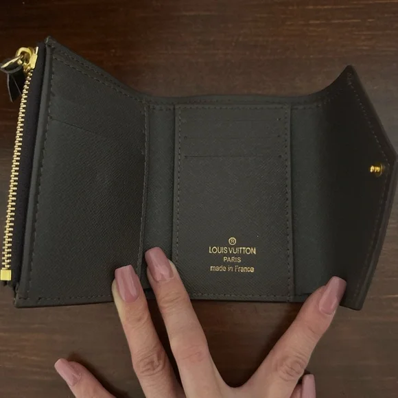 Monogram Wallet - Brown and Gold - Picture 3 of 4